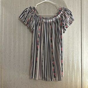 💕 (4/$15) Striped Off-Shoulder Top